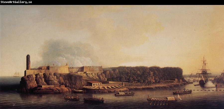 Dominic Serres The British Fleet entering Havana,21 August 1762